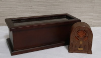 Vintage Wood Keepsake Box and Music Box