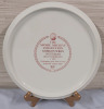 Spode English Country Toile Georgian Series Woodman Pink Cake / Dessert Plate , measures 11 1/4" diameter - 2