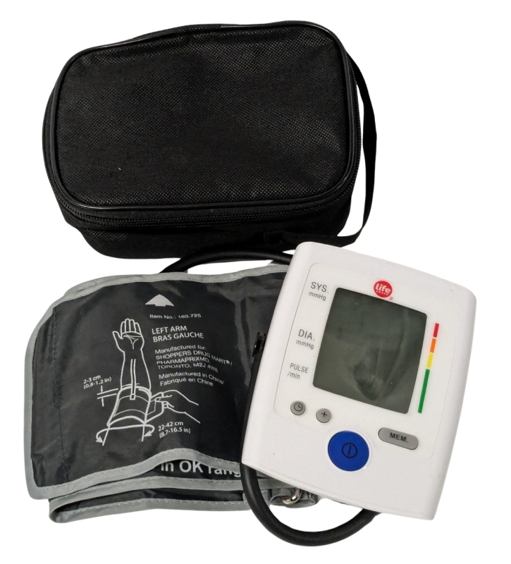 Life Brand Blood Pressure Monitor with Cuff & Carrying Case