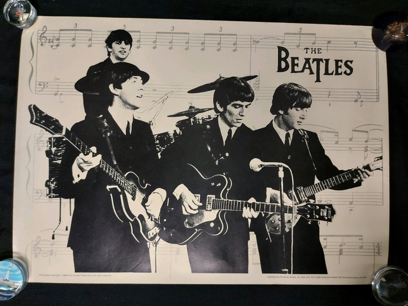 The Beatles Classic Poster 28"x20.5" And Beatles Last Concert Poster 36"x24"