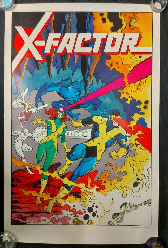 X-Factor Poster 1986 34"x22"