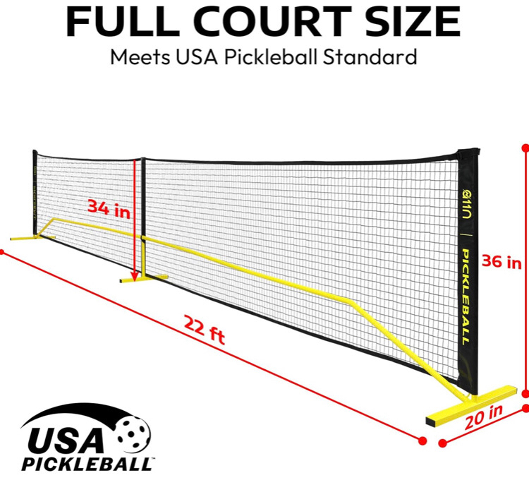 New A11N Portable Pickleball Net System