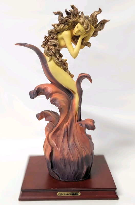 Large Resin Nude Fairy / Goddess Transformation Figure from The Grosa Collection 19.25" Tall