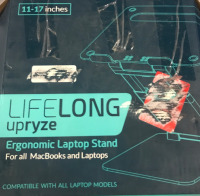 Lifelong Upryze Ergonomic Laptop Stand 11-17&rdquo;