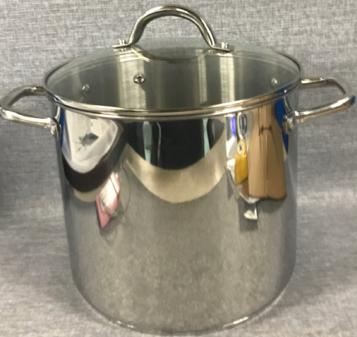 New Homichef Nickel Fee Stainless Steel Ecological Cookware Pot 9&rdquo;
