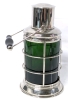 Vintage Ship's Lantern Cocktail Shaker, Green 10.25" Tall : Stamped AM India 2001 No. 1059E - 4