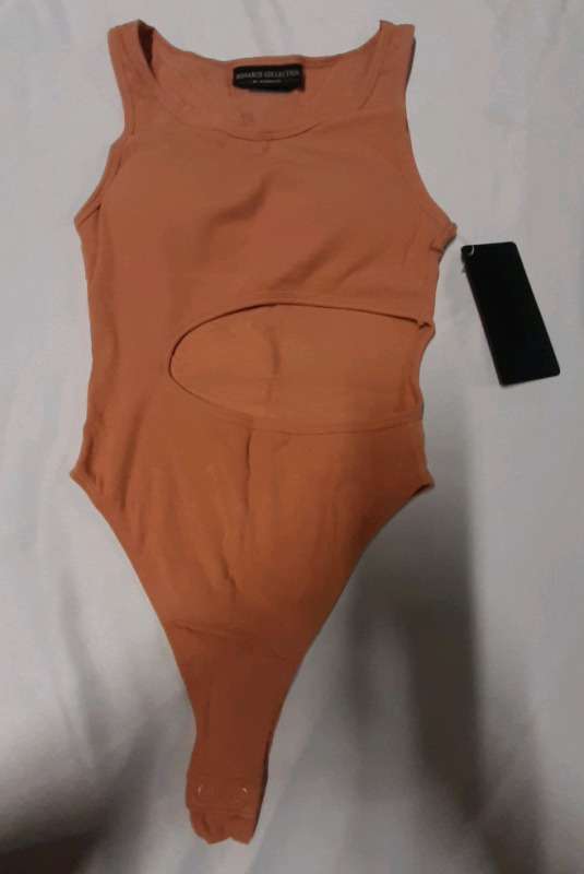 New Size S Alphalete Cut Out Bodysuit