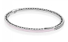 PANDORA Sterling Radiant Hearts Light Pink Enamel Hinge Bracelet