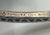 PANDORA Sterling Radiant Hearts Light Pink Enamel Hinge Bracelet - 6