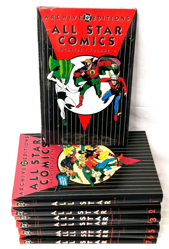DC COMICS Archive Editions ALL STAR COMICS Volumes 0-7 (All Hardcover)