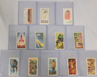 Vintage Cigarette , Red Rose , Wrights Biscuits & Topps Mini Collector Trading Cards , 12 Cards