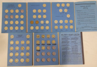 1922 - 1985 Canadian Five Cent Nickels in Blue Book , all slots appear to have correct coins