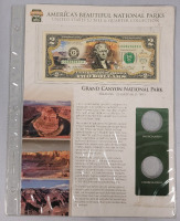 2010 USA Grand Canyon National Park Uncirculated Two Dollar Bill , No Quarters