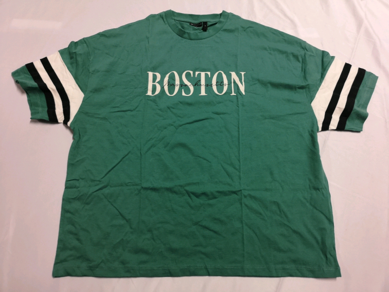 New Asos Design Men's sz XL T-shirt Boston Massachusetts