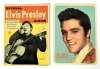 Vintage ELVIS PRESLEY Magnets, Wood Aloha Hawaii Wood Cut-Out & Collectable Tin in Keepsake Box 9" x 6.5" x 5.5" - 3