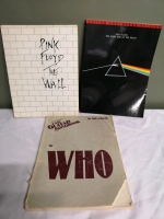 Vintage Pink Floyd & The Who Music Books - softcovers