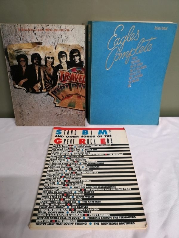 Vintage Eagles & The Traveling Wilbury's Music Books - softcovers
