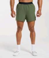 New Size Med GYMSHARK 315 Woven Shorts | Core Olive