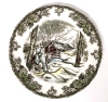 Vintage Johnson Bros England "The Friendly Village" Plates & Bowl : Sugar Maples, The Stone Wall & Willow by the Brook - 2
