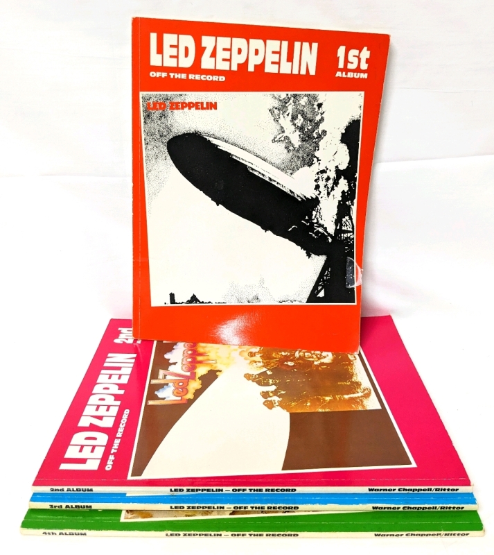 1990 LED ZEPPELIN Off the Record | Warner Chappelle/Rittor : 1st - 4th Albums (Paperback)