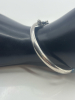 925 Sterling Silver Blue Leopard Print Enamel Hinge Bracelet - 4
