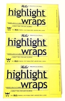 3 New Packs Willat Professional Highlight Wraps (4" x 7", 250 Sheets per Pack. 750 Sheets Total)