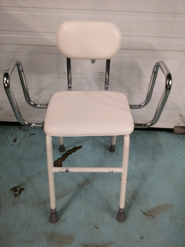 Like New Condition Drive Shower Chair with Height Adjustable Legs