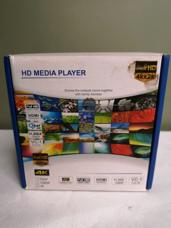 New HD 4K Media Player 1089p