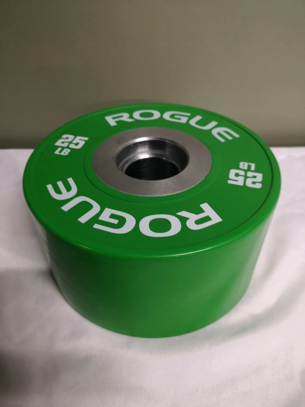 New Rogue 25 lbs Dumbbell Bumper - Green