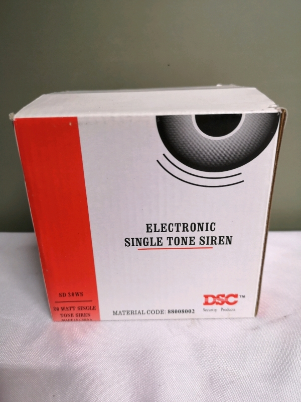 New DSC Electronic Single Tone Siren 20 Watt - SD 20WS