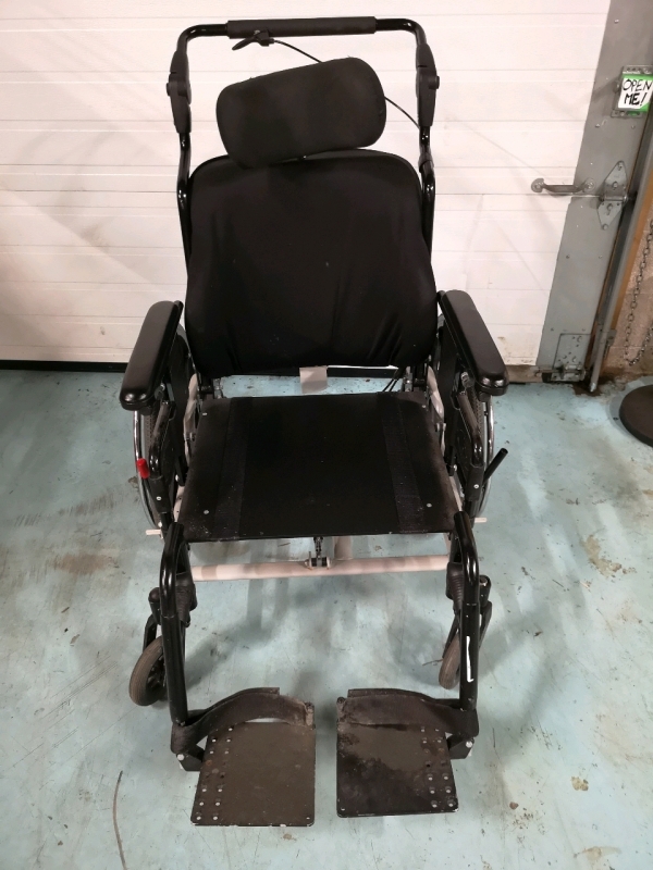 Large STP Wheelchair with Tilt Feature and Footrests