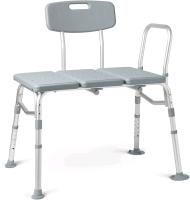 New Medline Guardian Transfer Bench with Back - G3-100KBX1 Holds 400 lbs