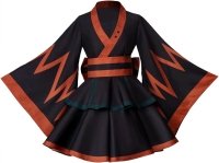 As New Size M Anime MHA Hero Cosplay Battle Lolita Kimono Dress Stock Photos Used