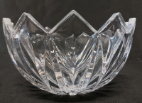 Mikasa Austria Flower Shaped Crystal Bowl Light Use 8"x4.5"