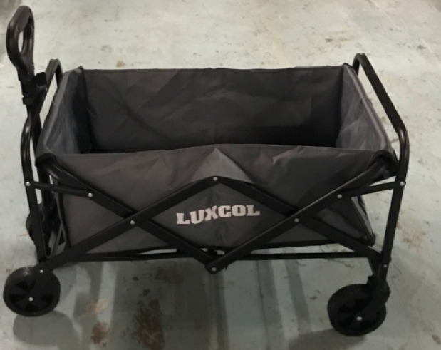 Luxcol collapsible Folding Wagon Grey 18”x30”