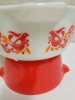 Pair of vintage Pyrex Friendship casserole dishes - 3