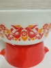 Pair of vintage Pyrex Friendship casserole dishes - 4
