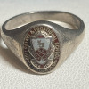 BIRKS Sterling Enamel Crest Ring Stamped