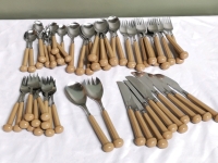 Denby England 10 Person Place Setting of Cutlery