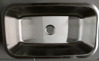 As New KRAUS 32" Undermount Single Bowl 16 Gauge Stainless Steel Kitchen Sink 35"x22"x14" 32lbs