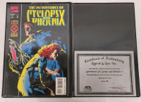 Marvel Comics ' The Adventures of Cyclops & Phoenix ' Comic , Issue #1 . Signed & Numbered w/COA