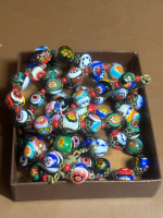 Murano Millefiori Beaded Necklace Vintage