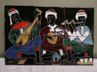 Tile Wall Art - Musicians