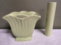 Vintage RRP Co. Roseville Ohio Planter Pot + Vase