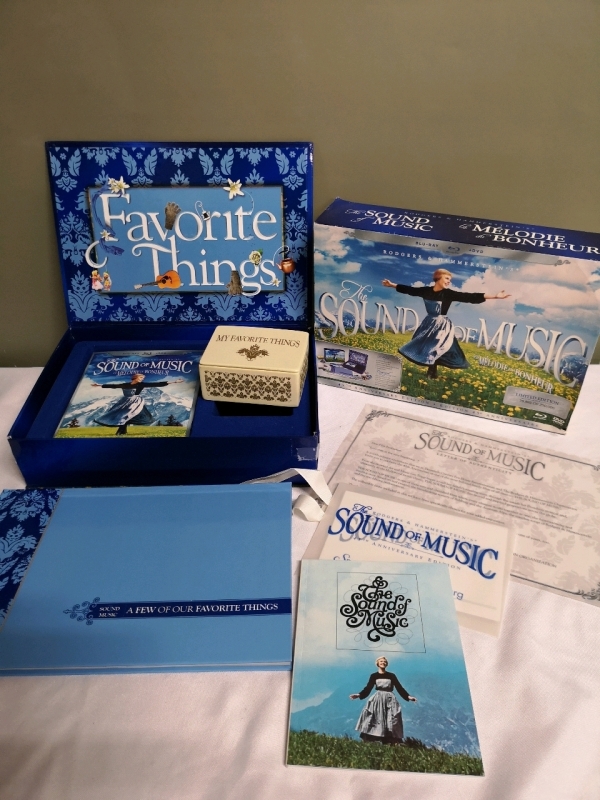 45th Anniversary Limited Edition Sound of Music Blu-Ray DVD+ Collectible Set with COA