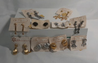 10 Pair of D'Orlan Clip On Earrings