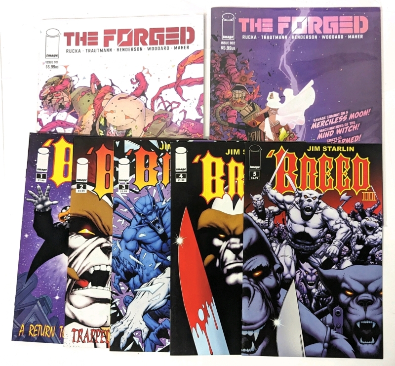 Image Comics: The FORGED 1+2, BREED III Issues 1-5