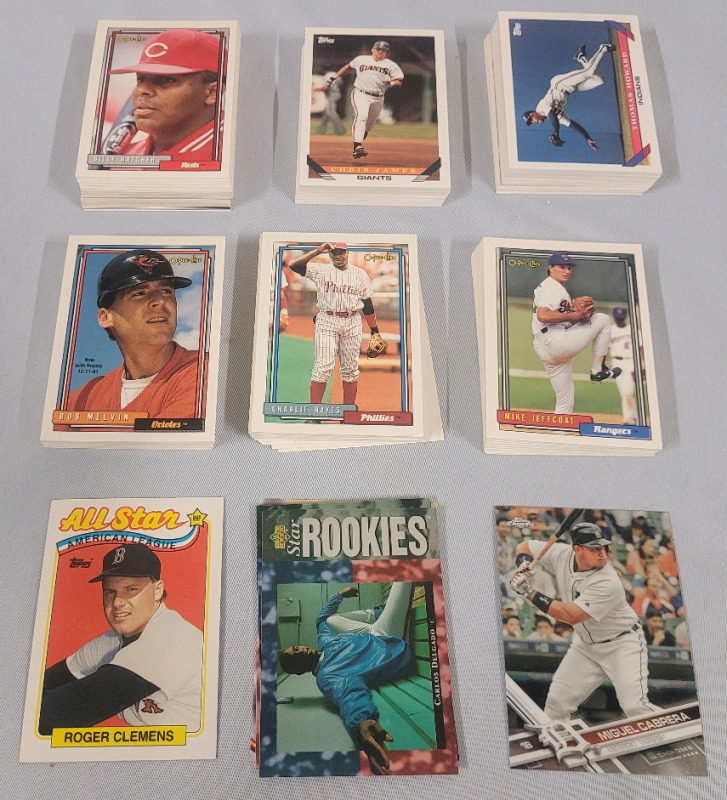 1990 - 2016 MLB Baseball Trading Cards . O Pee Chee , Topps , UD . 180+ Cards