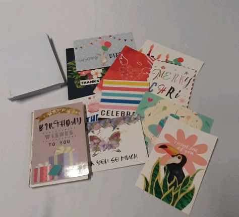 As New A Large Selection of Greeting Cards with More Cards Than Envelopes.