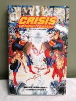 DC Comics CRISIS ON INFINITE EARTHS DELUXE EDITION - 3 Inkers Signatures